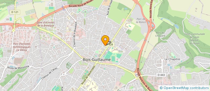 localisation de l'entreprise MADAME VALERIE CADINOUCHE à BOIS-GUILLAUME