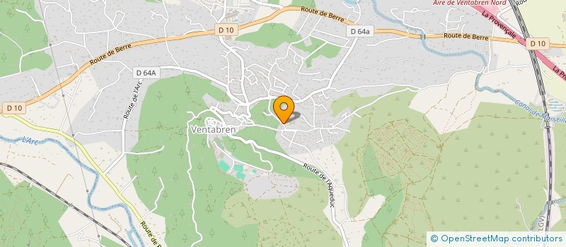 localisation de l'entreprise MADAME VALERIE CADOUX  VENTABREN