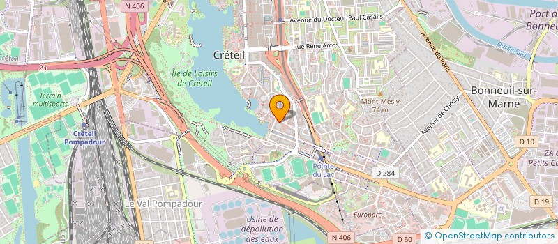 localisation de l'entreprise MADAME VALERIE CAILLON à CRETEIL