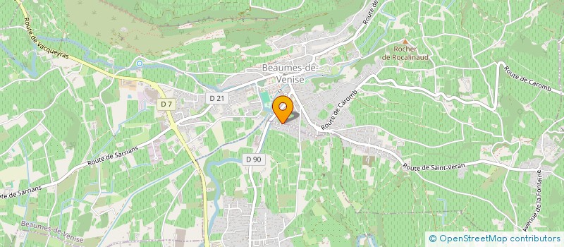 localisation de l'entreprise MADAME VALERIE CALIXTE  BEAUMES-DE-VENISE