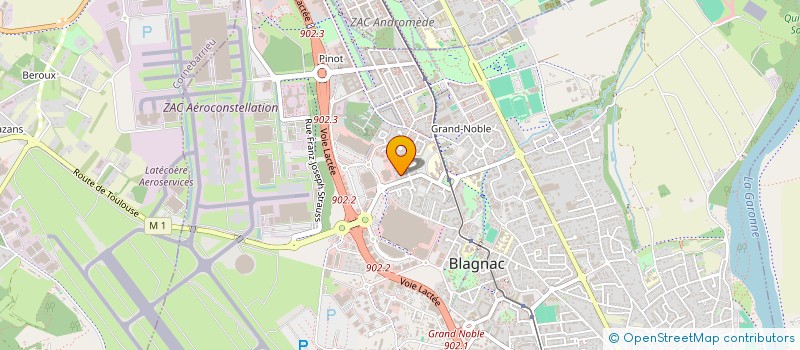 localisation de l'entreprise MADAME VALERIE CALLIZO à BLAGNAC