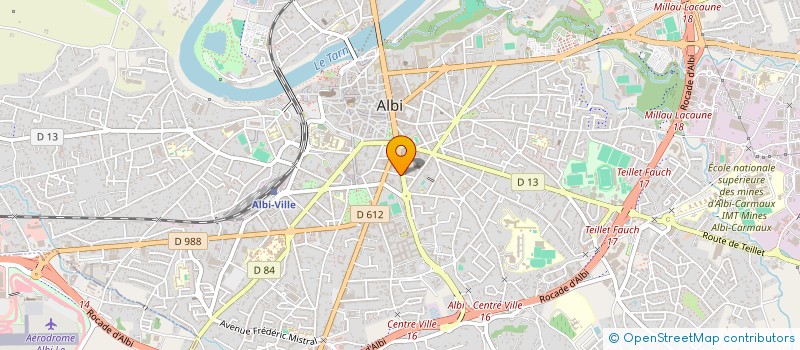 localisation de l'entreprise MADAME VALERIE CALMES à ALBI