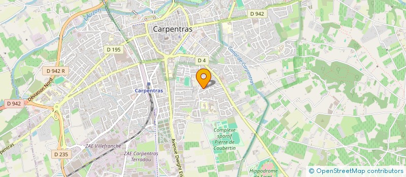 localisation de l'entreprise MADAME VALERIE CAMASSES  CARPENTRAS