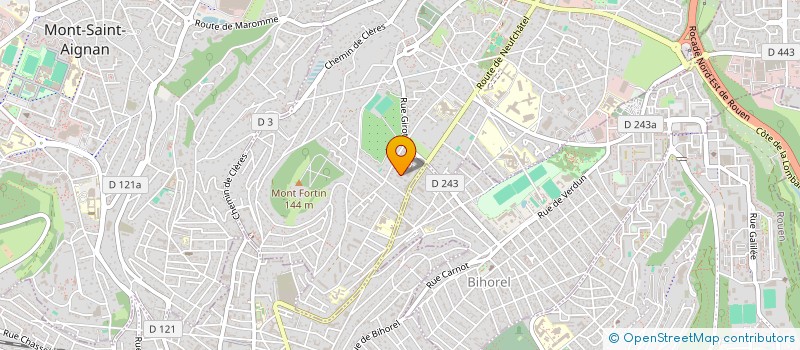 localisation de l'entreprise MADAME VALERIE CAMINADE à BOIS-GUILLAUME