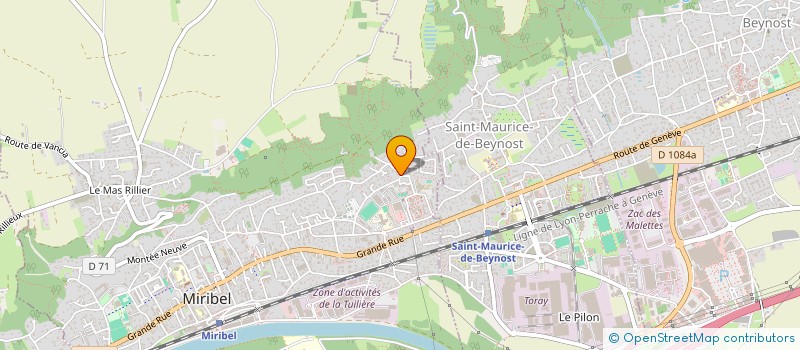 localisation de l'entreprise MADAME VALERIE CAMMARATA à SAINT-MAURICE-DE-BEYNOST