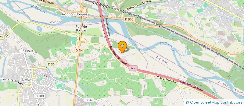 localisation de l'entreprise MADAME VALERIE CAMPANA  NOVES