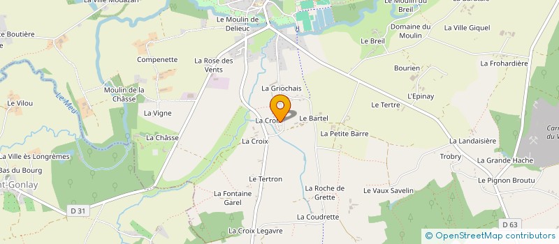 localisation de l'entreprise MADAME VALERIE CAMPEAU DE SAINT  LA CHAPELLE-DE-BRAIN