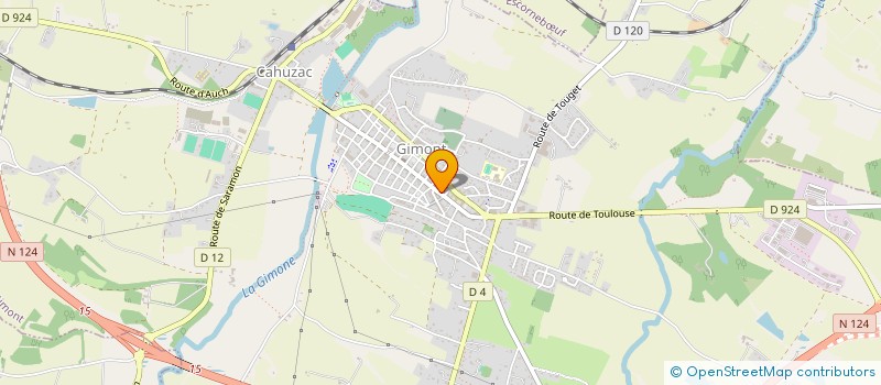 localisation de l'entreprise MADAME VALERIE CAMPGUILHEM  GIMONT