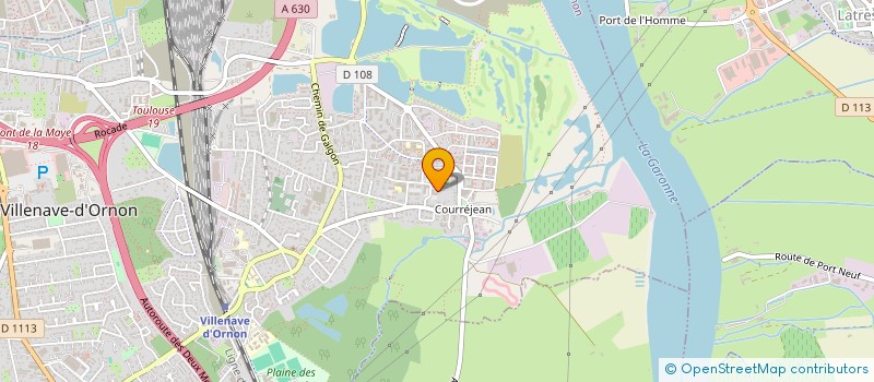 localisation de l'entreprise MADAME VALERIE CANAL  VILLENAVE-D'ORNON