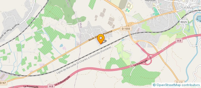 localisation de l'entreprise MADAME VALERIE CANDELA  LE MUY