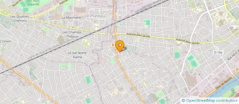 localisation de l'entreprise MADAME VALERIE CANIS  BEZONS