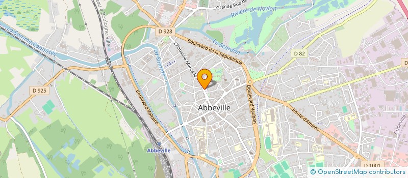 localisation de l'entreprise MADAME VALERIE CANU à ABBEVILLE