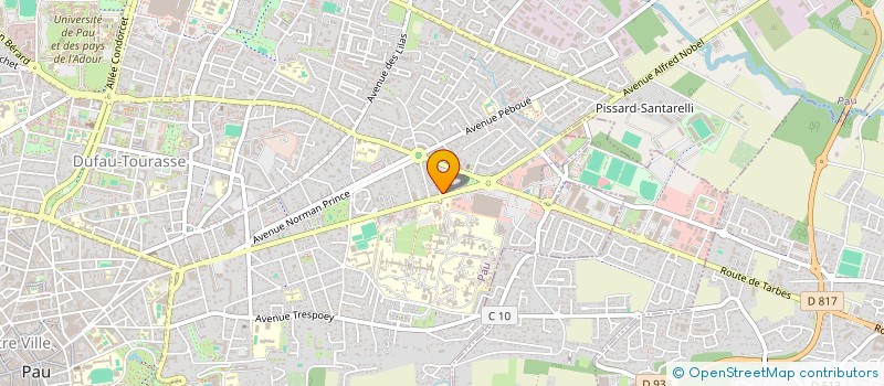 localisation de l'entreprise MADAME VALERIE CAPDEVIELLE à PAU