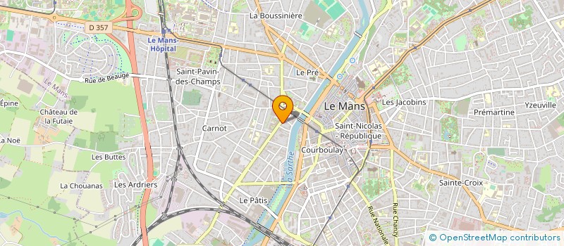 localisation de l'entreprise MADAME VALERIE CAPELLE à LE MANS