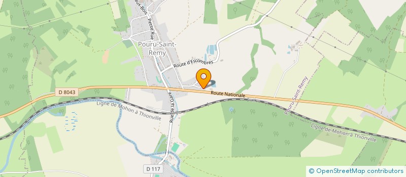 localisation de l'entreprise MADAME VALERIE CAPELLE  POURU-SAINT-REMY