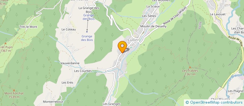 localisation de l'entreprise MADAME VALERIE CAPELLI  LULLIN