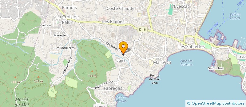 localisation de l'entreprise MADAME VALERIE CARATINI à LA SEYNE-SUR-MER