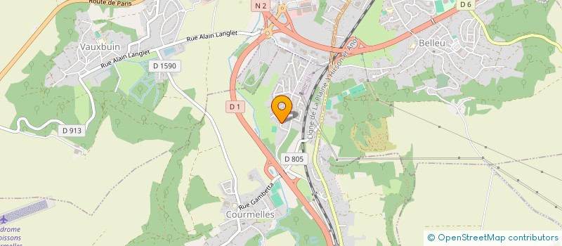 localisation de l'entreprise MADAME VALERIE CARNEIRO à SOISSONS