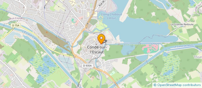 localisation de l'entreprise MADAME VALERIE CARON  CONDE-SUR-L'ESCAUT