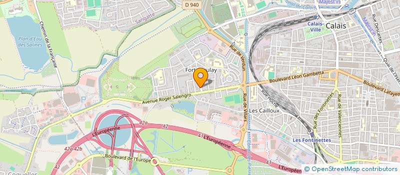 localisation de l'entreprise MADAME VALERIE CARON  CALAIS