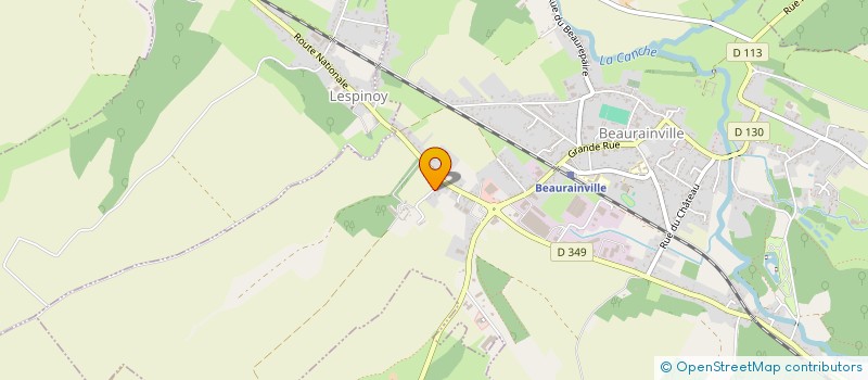 localisation de l'entreprise MADAME VALERIE CARON  BEAURAINVILLE