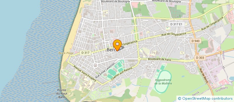 localisation de l'entreprise MADAME VALERIE CAROULLE  BERCK