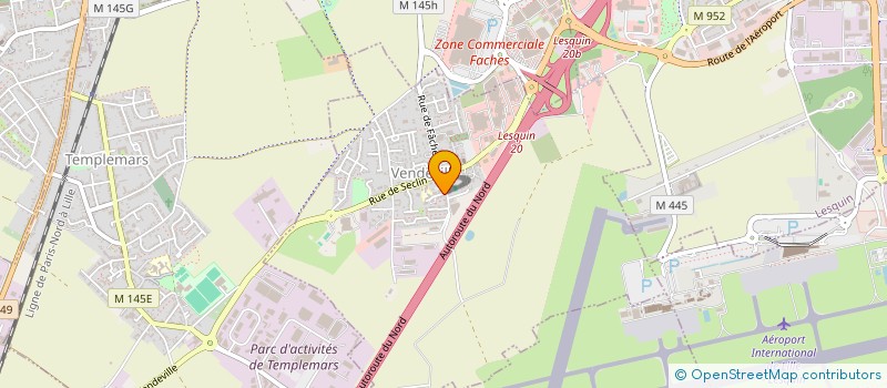 localisation de l'entreprise MADAME VALERIE CARPENTIER  VENDEVILLE