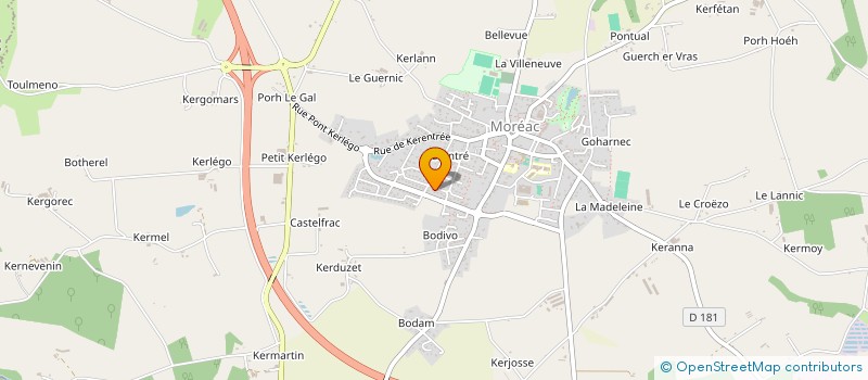 localisation de l'entreprise MADAME VALERIE CARRE  RADENAC