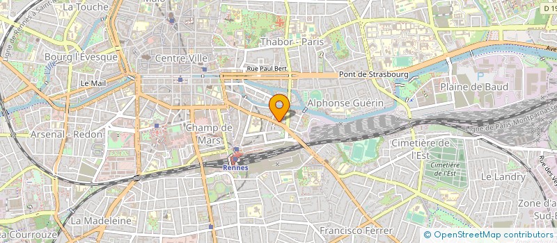 localisation de l'entreprise MADAME VALERIE CARRE  RENNES