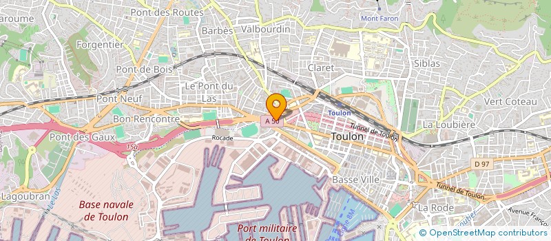 localisation de l'entreprise MADAME VALERIE CARRERAS  TOULON