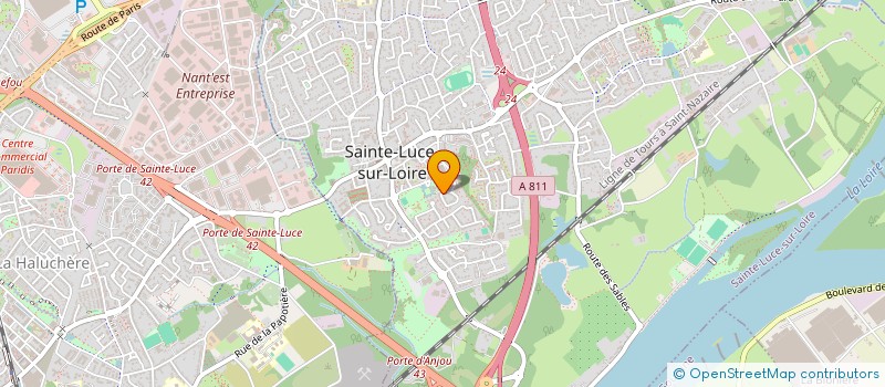 localisation de l'entreprise MADAME VALERIE CARVALHO  SAINTE-LUCE-SUR-LOIRE