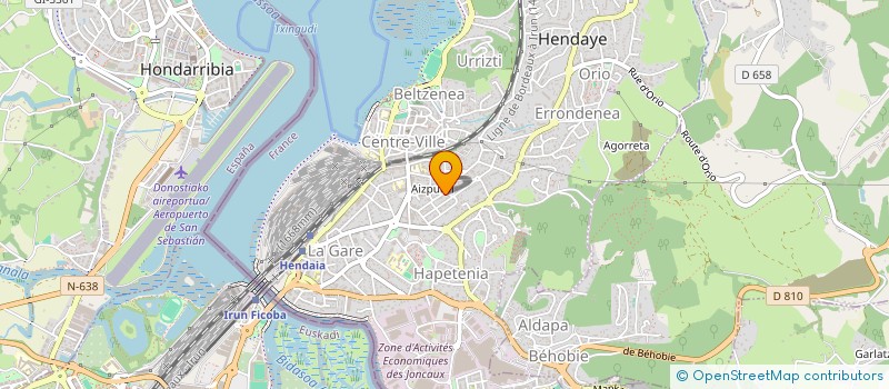 localisation de l'entreprise MADAME VALERIE CASENAVE à HENDAYE