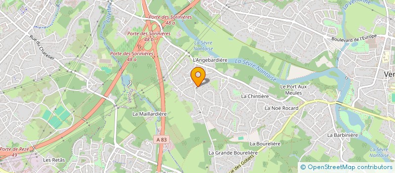 localisation de l'entreprise MADAME VALERIE CASETEUBLE à VERTOU