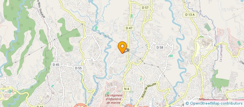 localisation de l'entreprise MADAME VALERIE CASTAING  FORT-DE-FRANCE