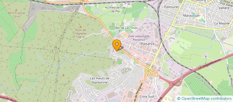 localisation de l'entreprise MADAME VALERIE CASTELLAR à NARBONNE