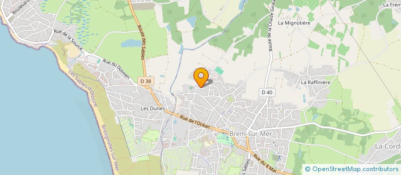 localisation de l'entreprise MADAME VALERIE CATALON à BREM-SUR-MER