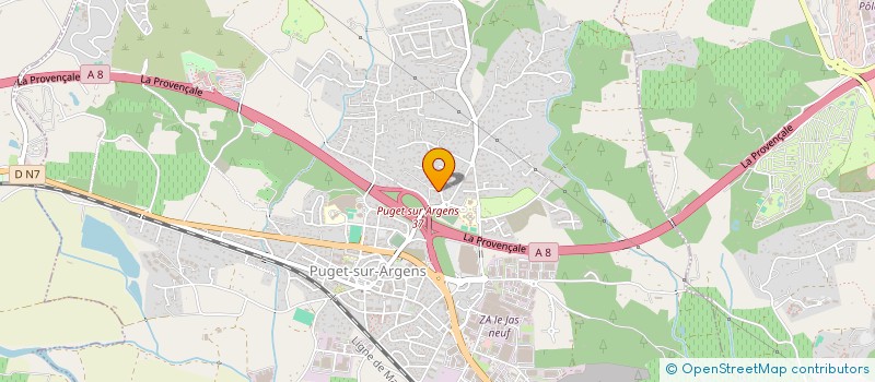 localisation de l'entreprise MADAME VALERIE CAUCHETEUR à PUGET-SUR-ARGENS