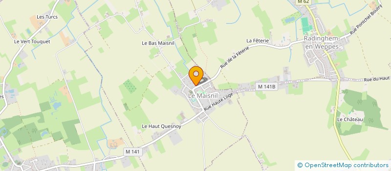 localisation de l'entreprise MADAME VALERIE CAULLIEZ à LE MAISNIL