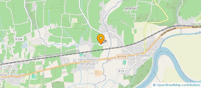 localisation de l'entreprise MADAME VALERIE CAUSSE  SAINT-MARTIN-DE-SESCAS