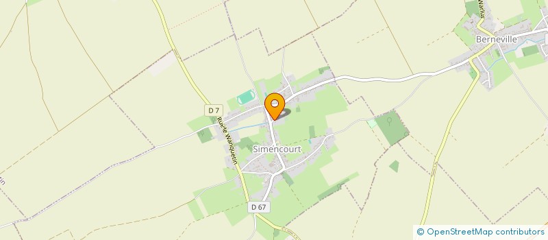 localisation de l'entreprise MADAME VALERIE CAUVIN  SIMENCOURT