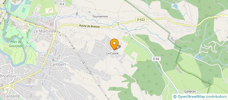 localisation de l'entreprise MADAME VALERIE CAUX  CASTRES