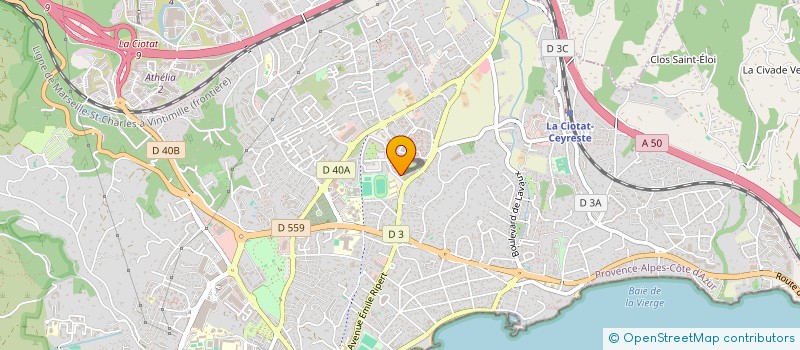 localisation de l'entreprise MADAME VALERIE CAZAUX  LA CIOTAT