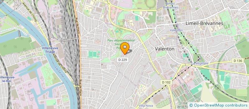 localisation de l'entreprise MADAME VALERIE CAZENAVE  VILLENEUVE-SAINT-GEORGES