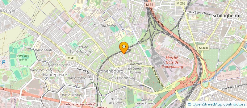 localisation de l'entreprise MADAME VALERIE CEBOKLI à STRASBOURG