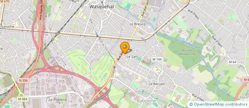 localisation de l'entreprise MADAME VALERIE CELLIER  VILLENEUVE-D'ASCQ