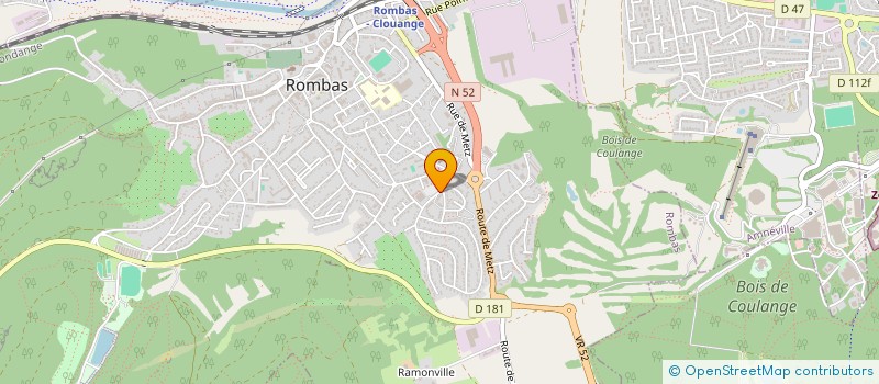 localisation de l'entreprise MADAME VALERIE CENGIA  ROMBAS