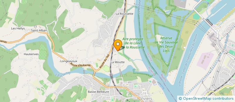 localisation de l'entreprise MADAME VALERIE CEYSSON  VIVIERS