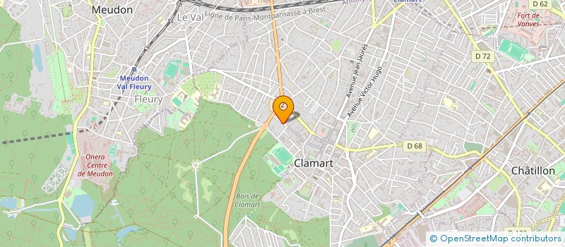 localisation de l'entreprise MADAME VALERIE CHABIN à CLAMART