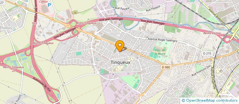 localisation de l'entreprise MADAME VALERIE CHALAND  TINQUEUX