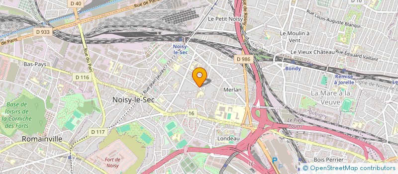 localisation de l'entreprise MADAME VALERIE CHALARD  NOISY-LE-SEC